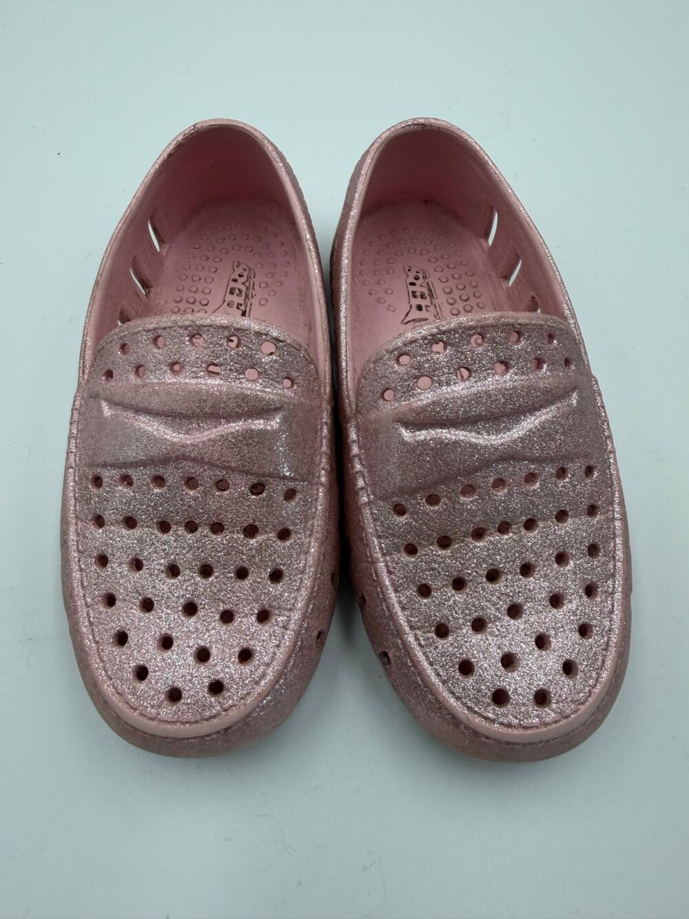 Floafers pink glitter toddler 8